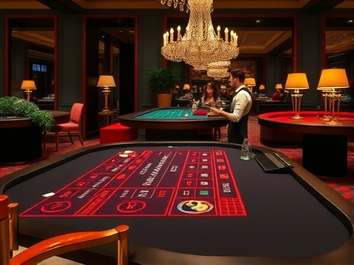 Live Baccarat mit elegantem Dealer